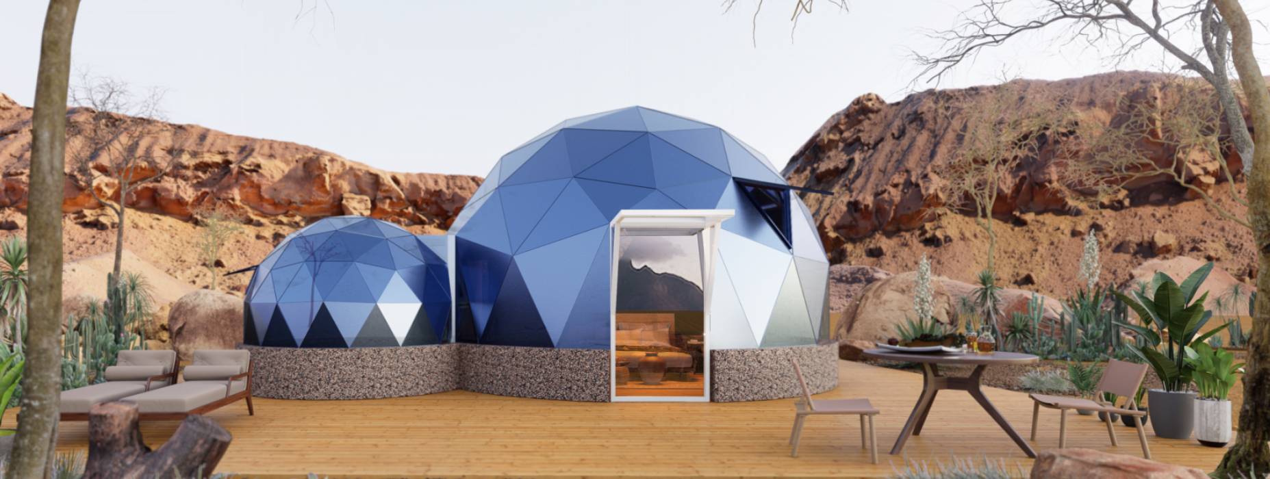 昌都球形智能光伏玻璃星空房